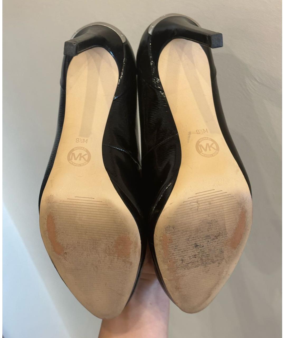 MICHAEL KORS Черные кожаные туфли, фото 5