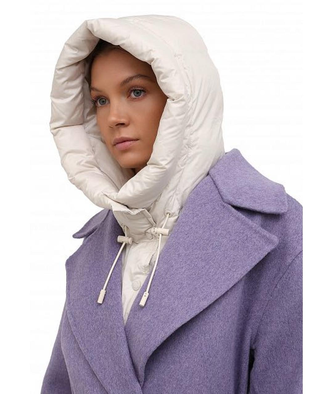 YVES SALOMON Хаки капюшон, фото 5