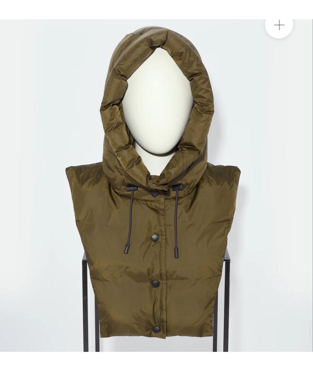 YVES SALOMON Хаки капюшон, фото 6