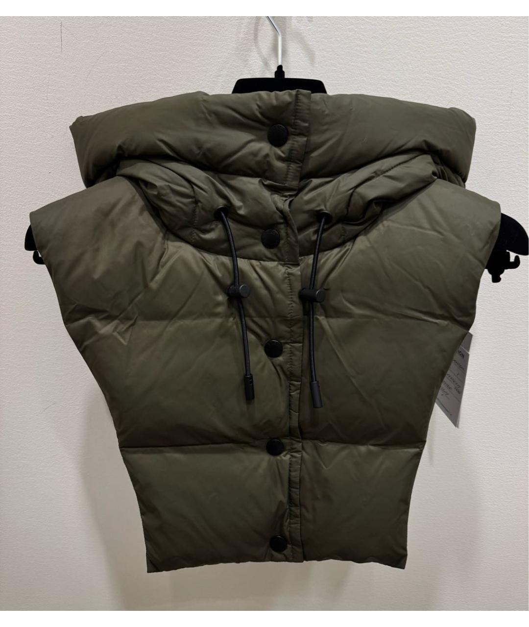 YVES SALOMON Хаки капюшон, фото 2