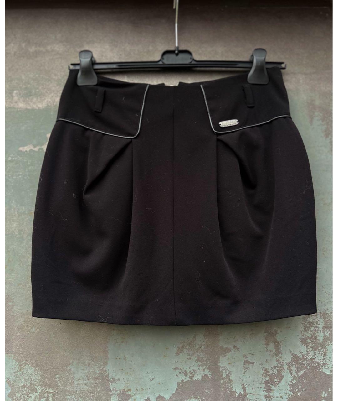 BLUGIRL Черная юбка мини, фото 8