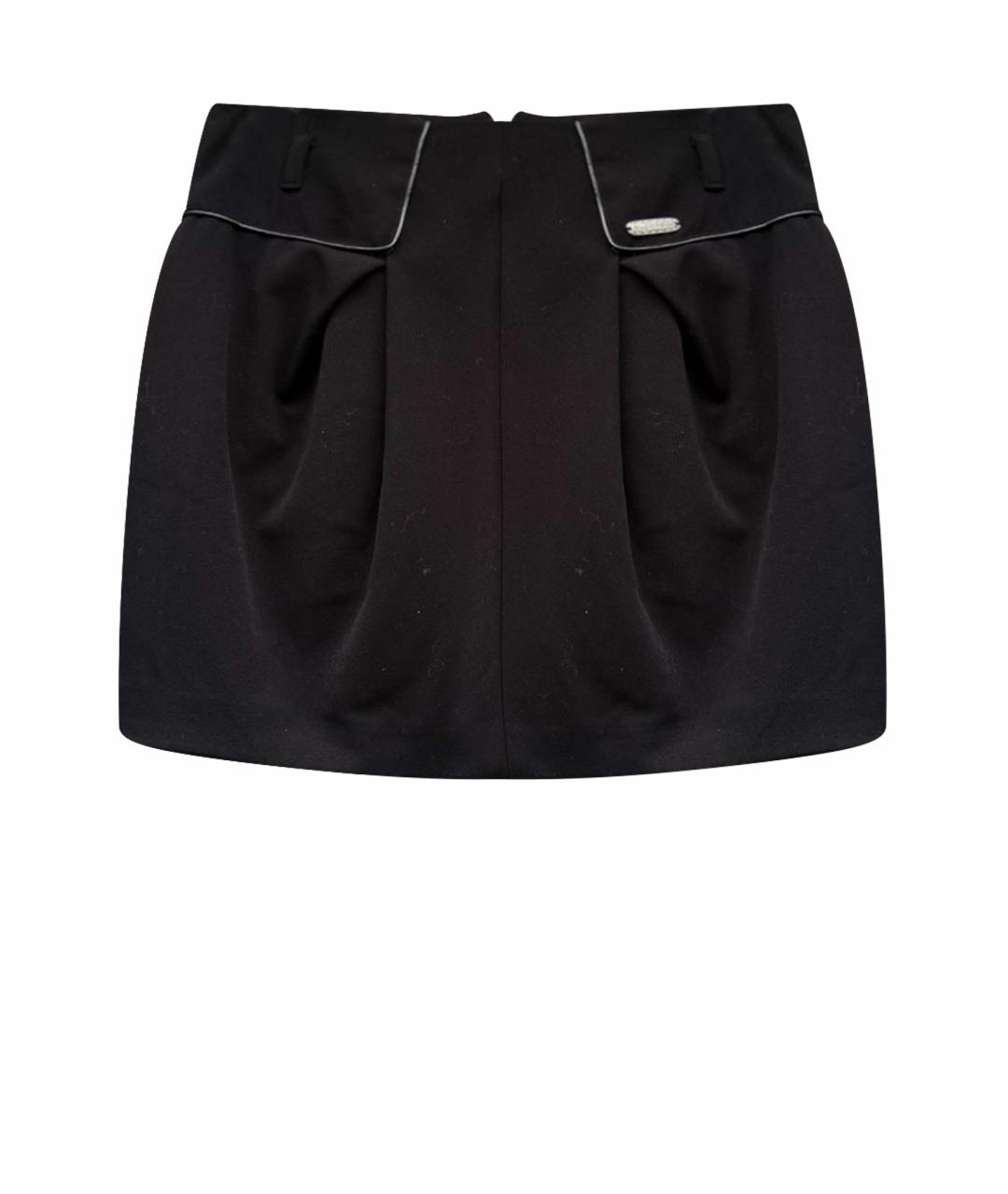 BLUGIRL Черная юбка мини, фото 1