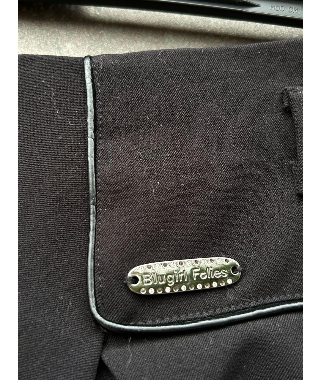 BLUGIRL Черная юбка мини, фото 6