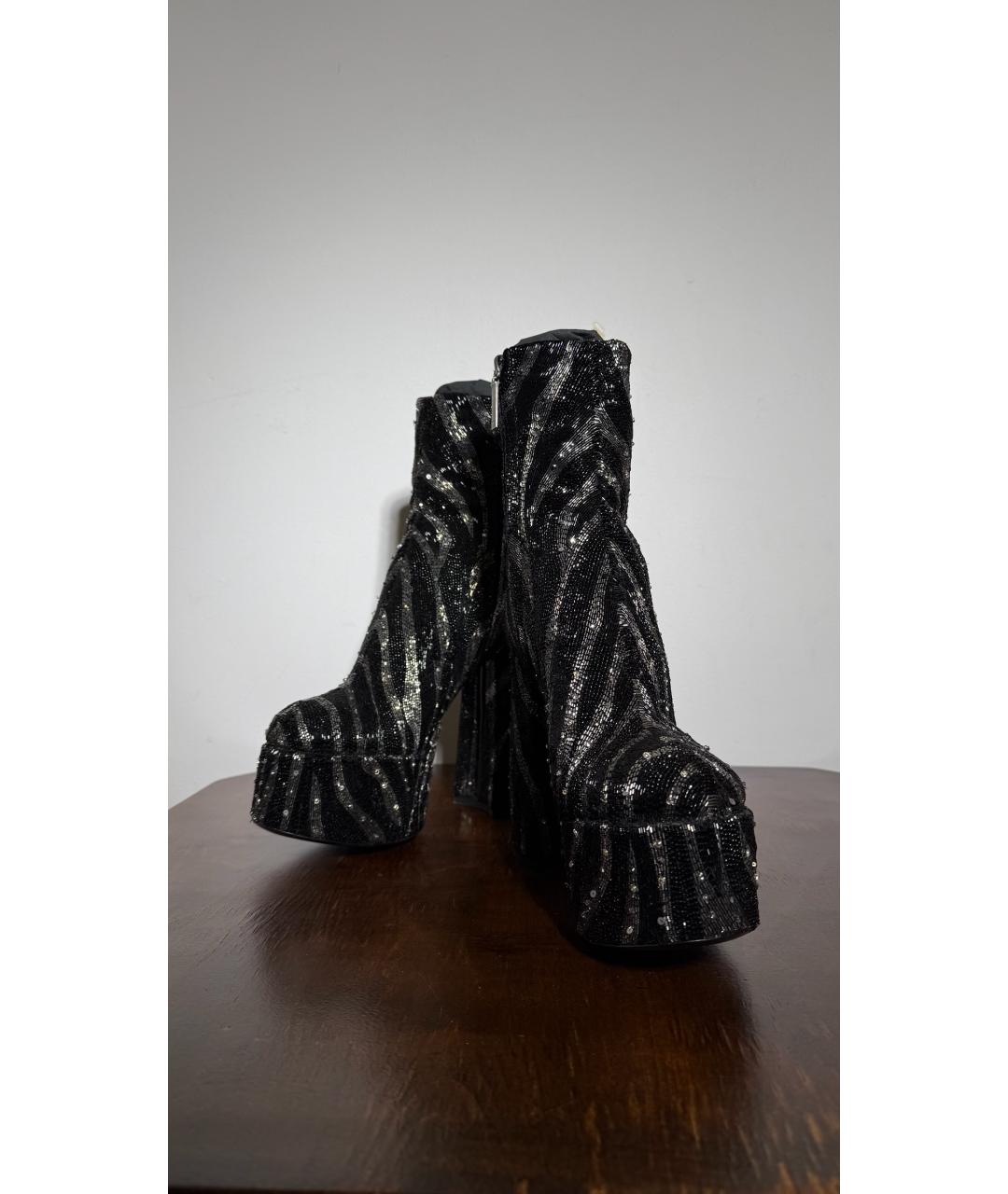 SAINT LAURENT Черные ботинки, фото 5