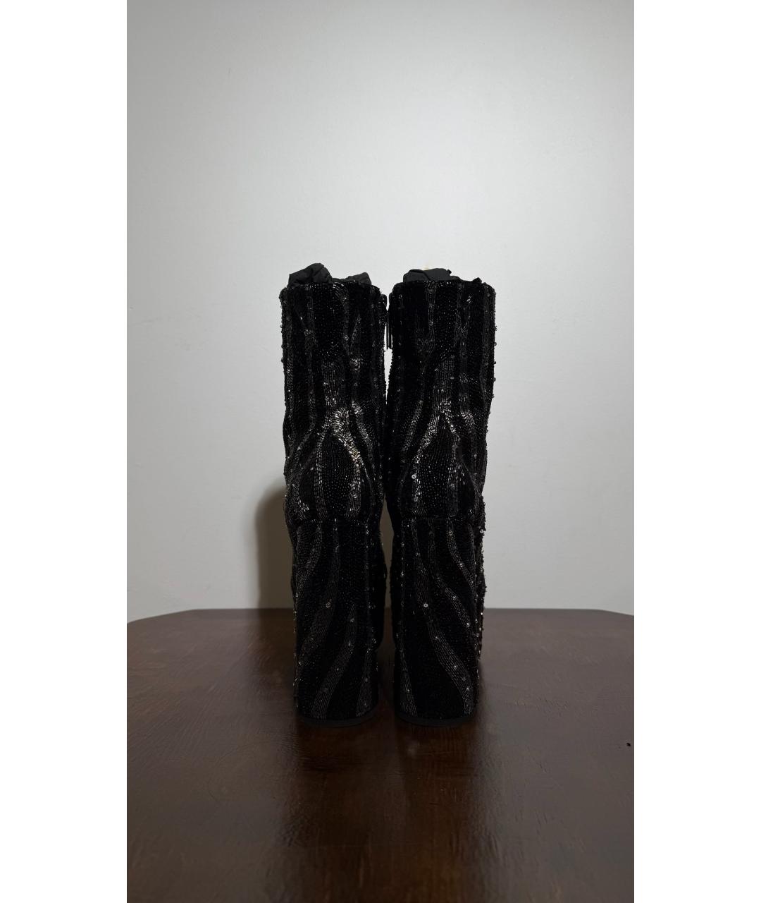 SAINT LAURENT Черные ботинки, фото 4