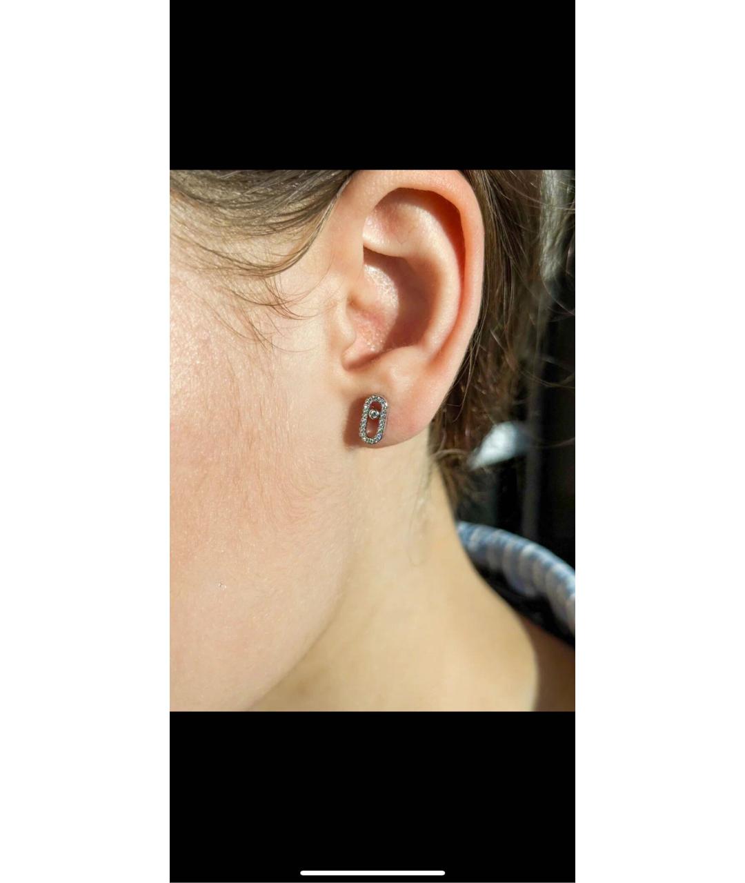 MESSIKA Белые серьги из белого золота, фото 4
