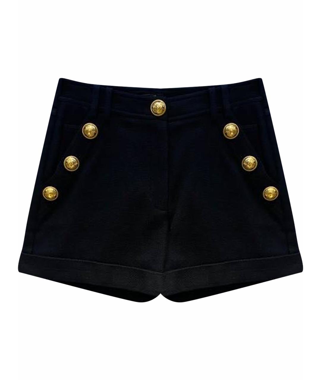 BALMAIN Черные шорты, фото 1