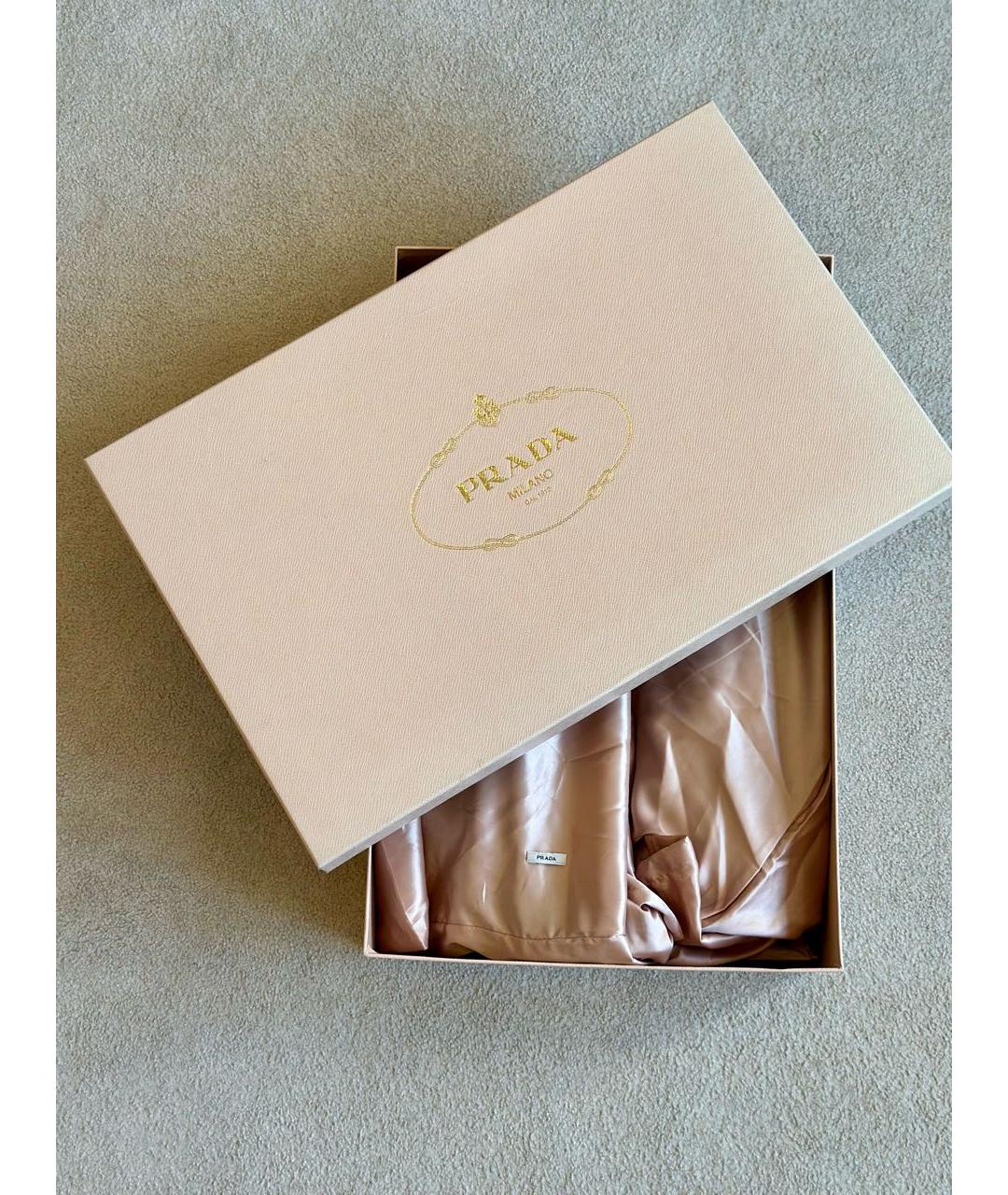 PRADA Черные кожаные сапоги, фото 5