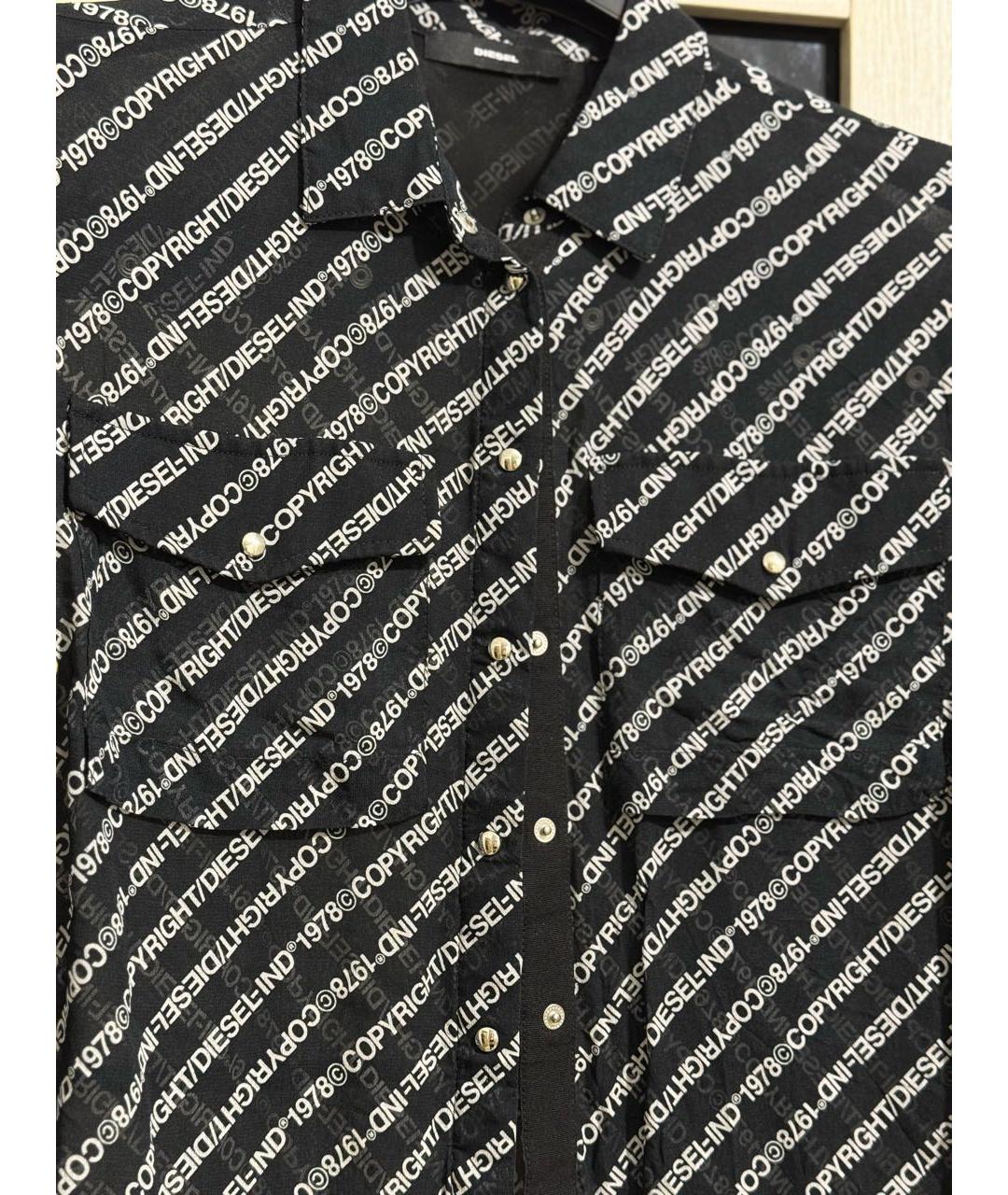 DIESEL Черная рубашка, фото 4