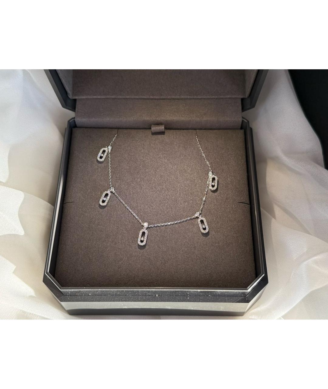 MESSIKA Белая подвеска из белого золота, фото 7