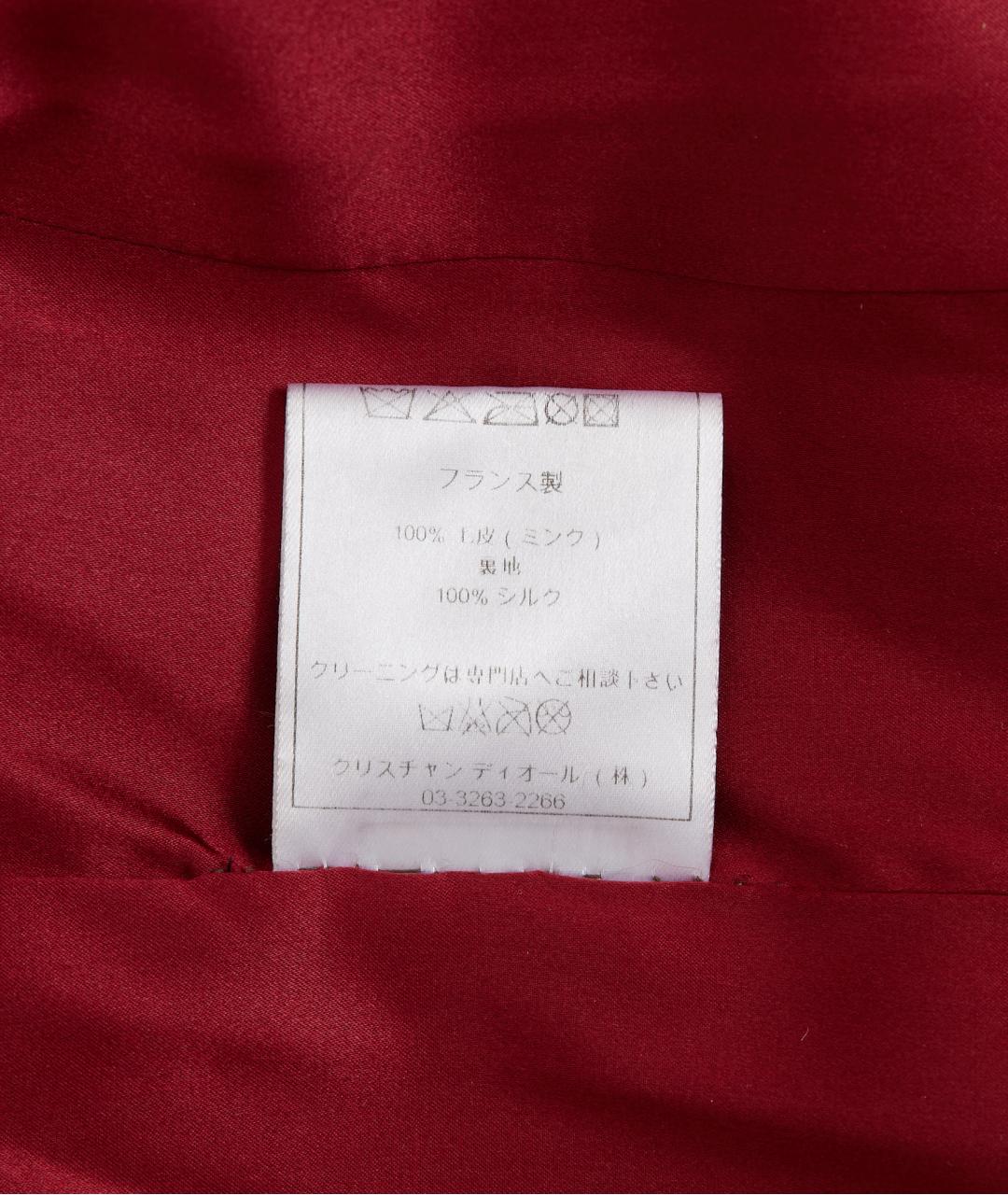 CHRISTIAN DIOR Бордовая меховая шуба, фото 7