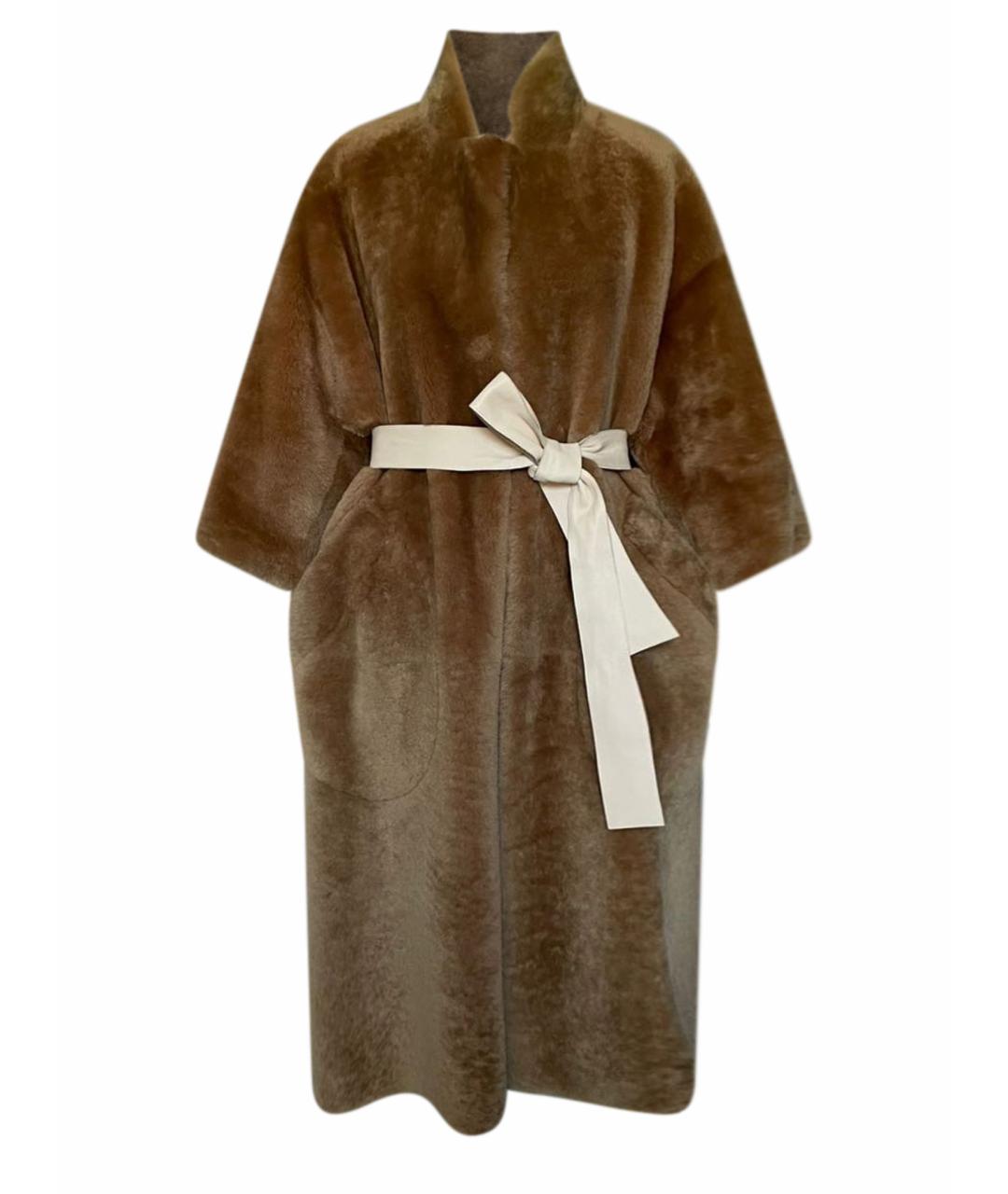 ROCHAS Зеленая меховая дубленка, фото 1