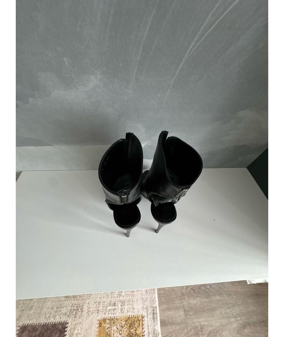 TOM FORD Черные кожаные ботильоны, фото 3