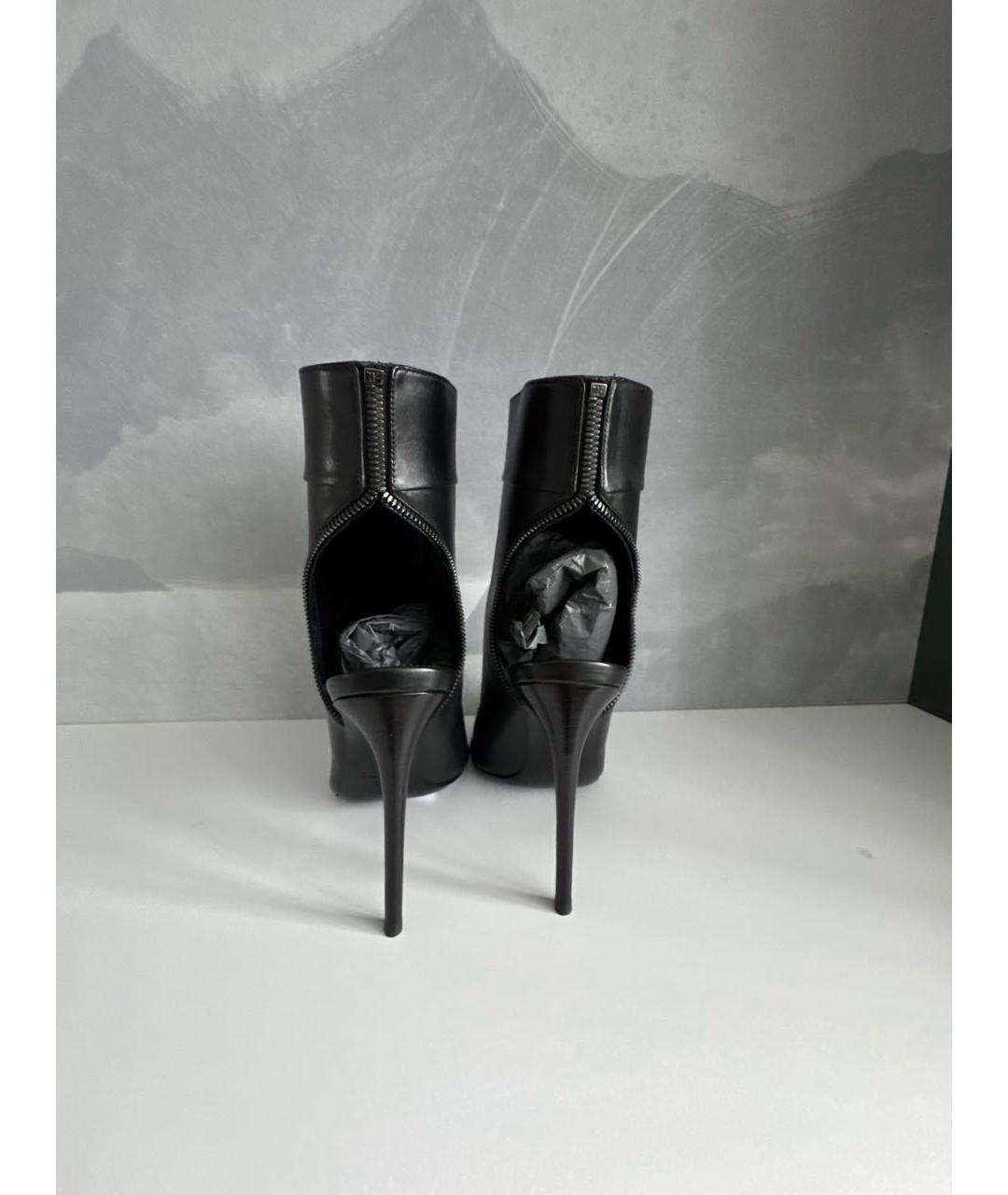 TOM FORD Черные кожаные ботильоны, фото 4