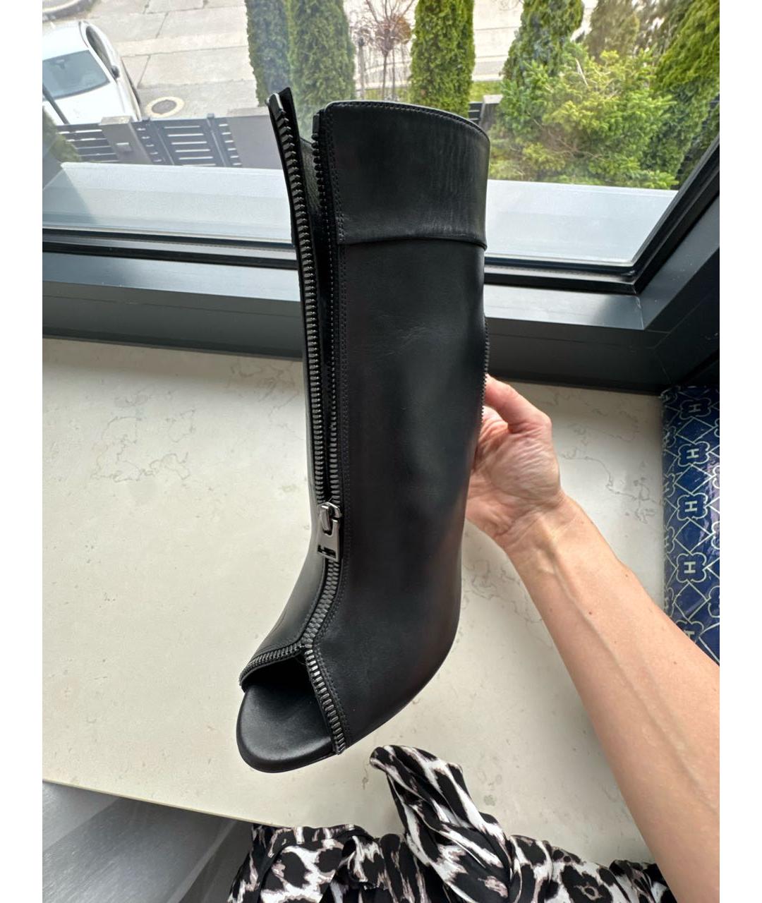 TOM FORD Черные кожаные ботильоны, фото 5
