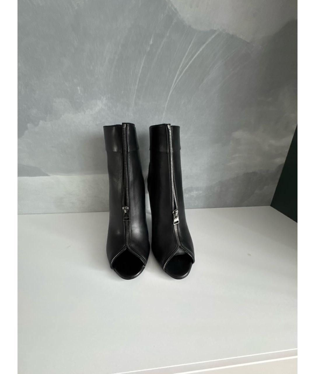 TOM FORD Черные кожаные ботильоны, фото 2