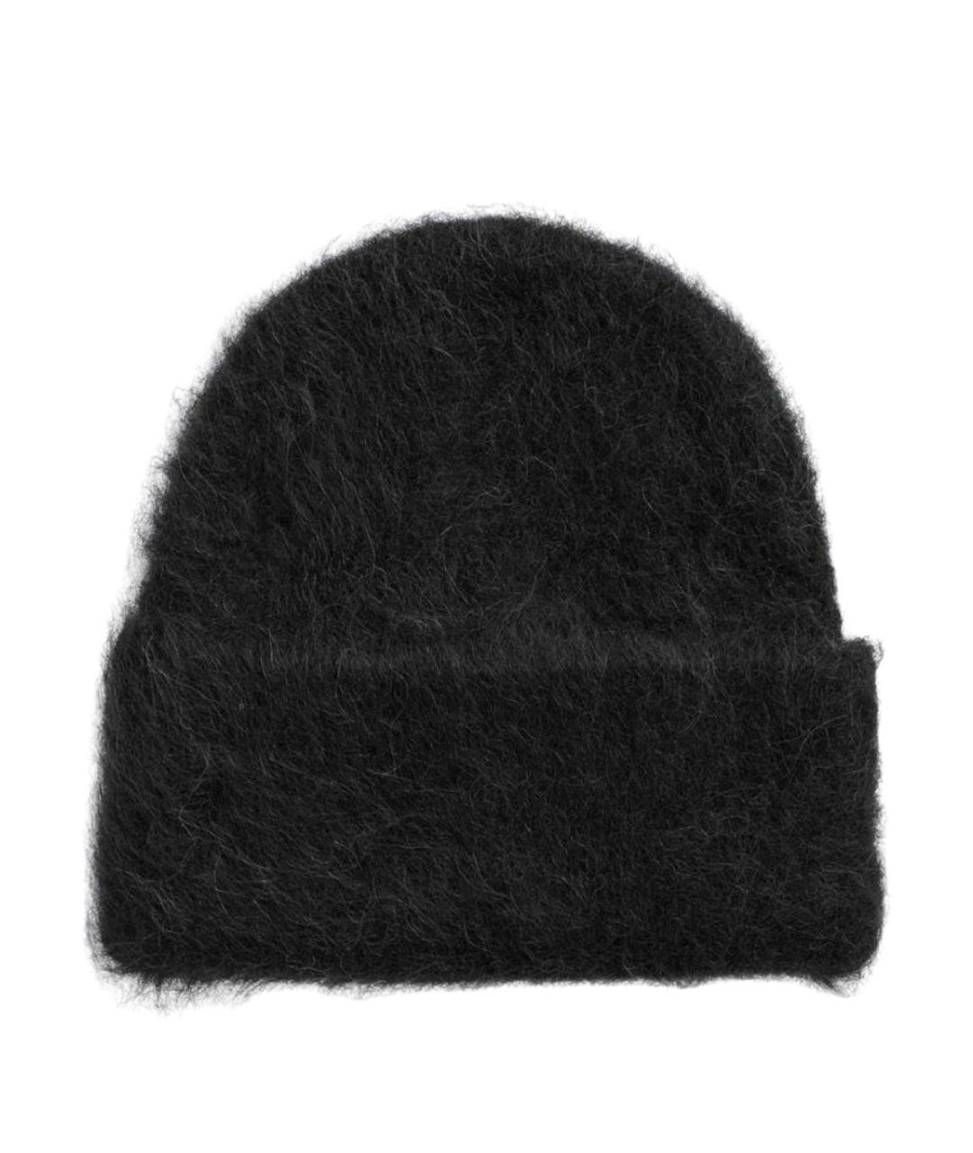 TOTEME Черная шерстяная шапка, фото 1