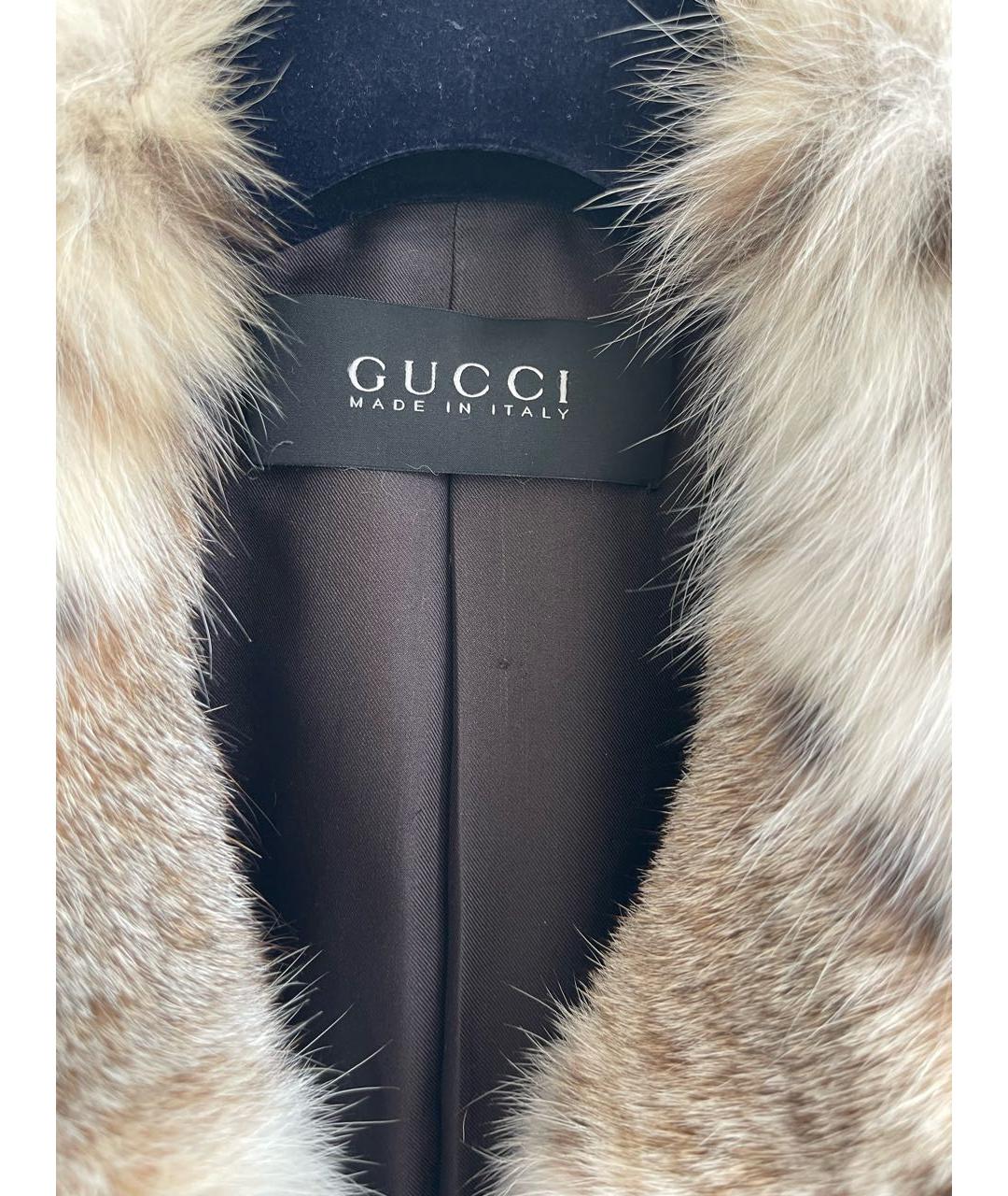 GUCCI Мульти меховая шуба, фото 3