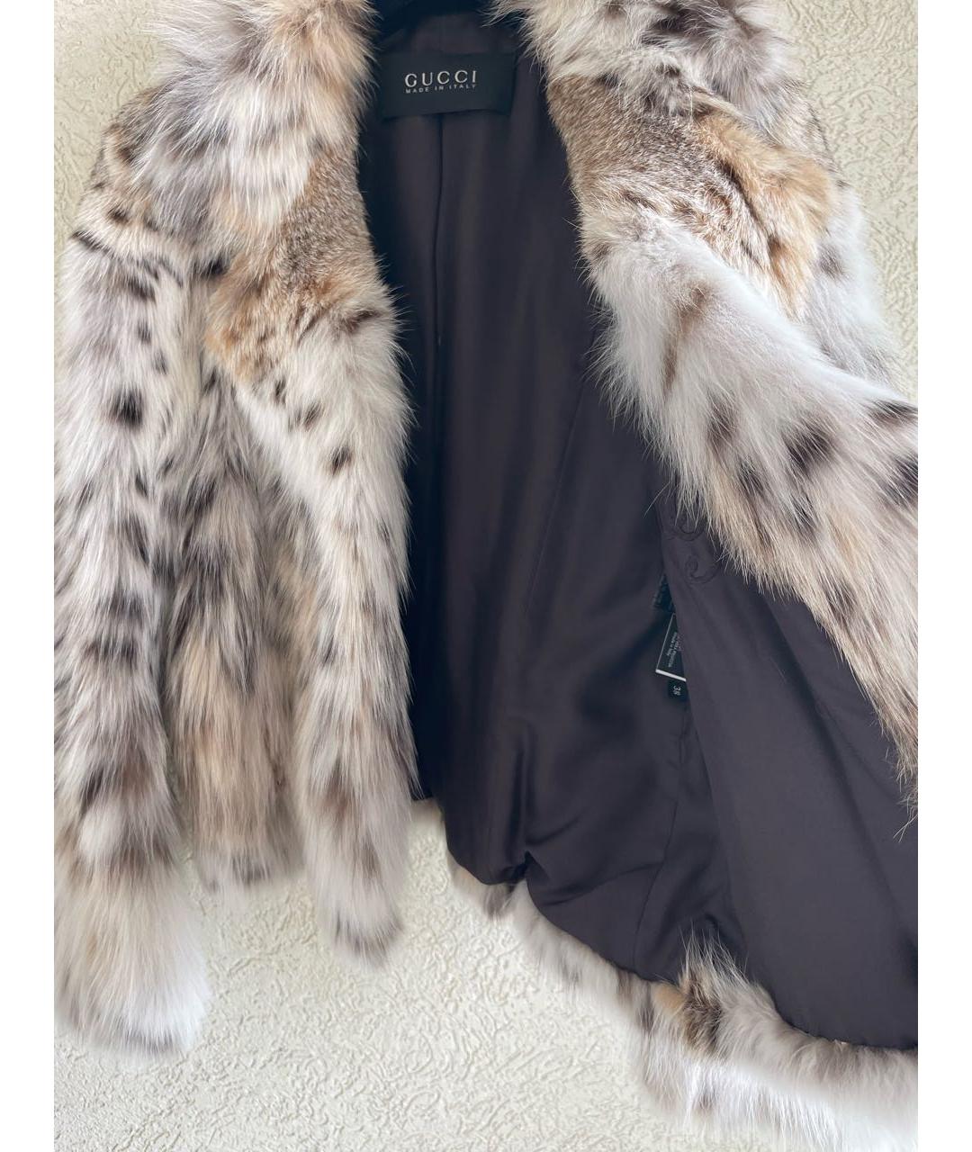 GUCCI Мульти меховая шуба, фото 8