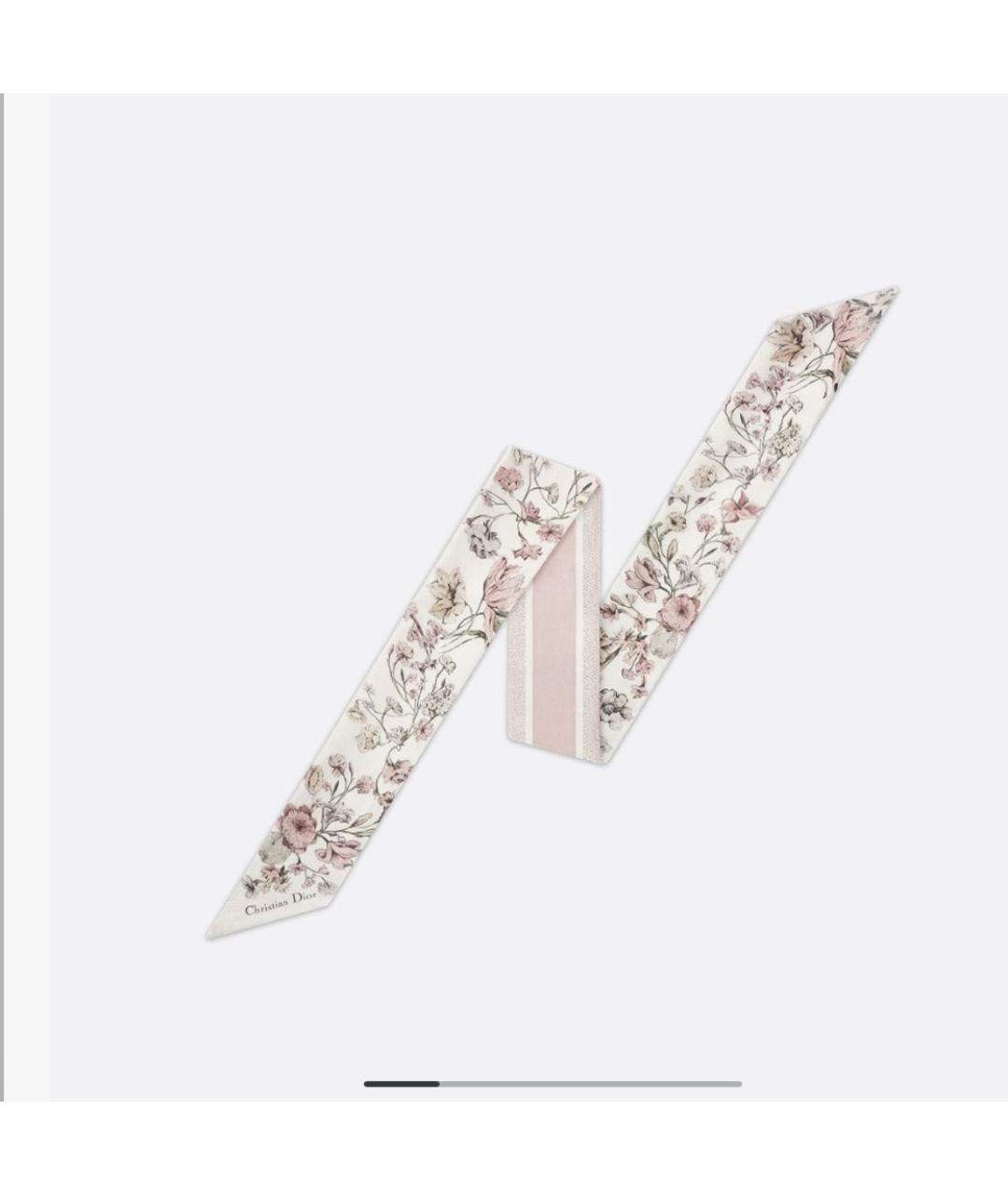 CHRISTIAN DIOR Мульти шелковый шарф, фото 7