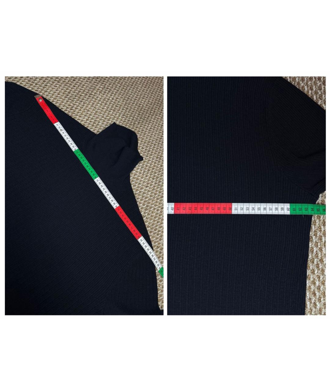 ERMENEGILDO ZEGNA XXX Темно-синий шерстяной джемпер / свитер, фото 6