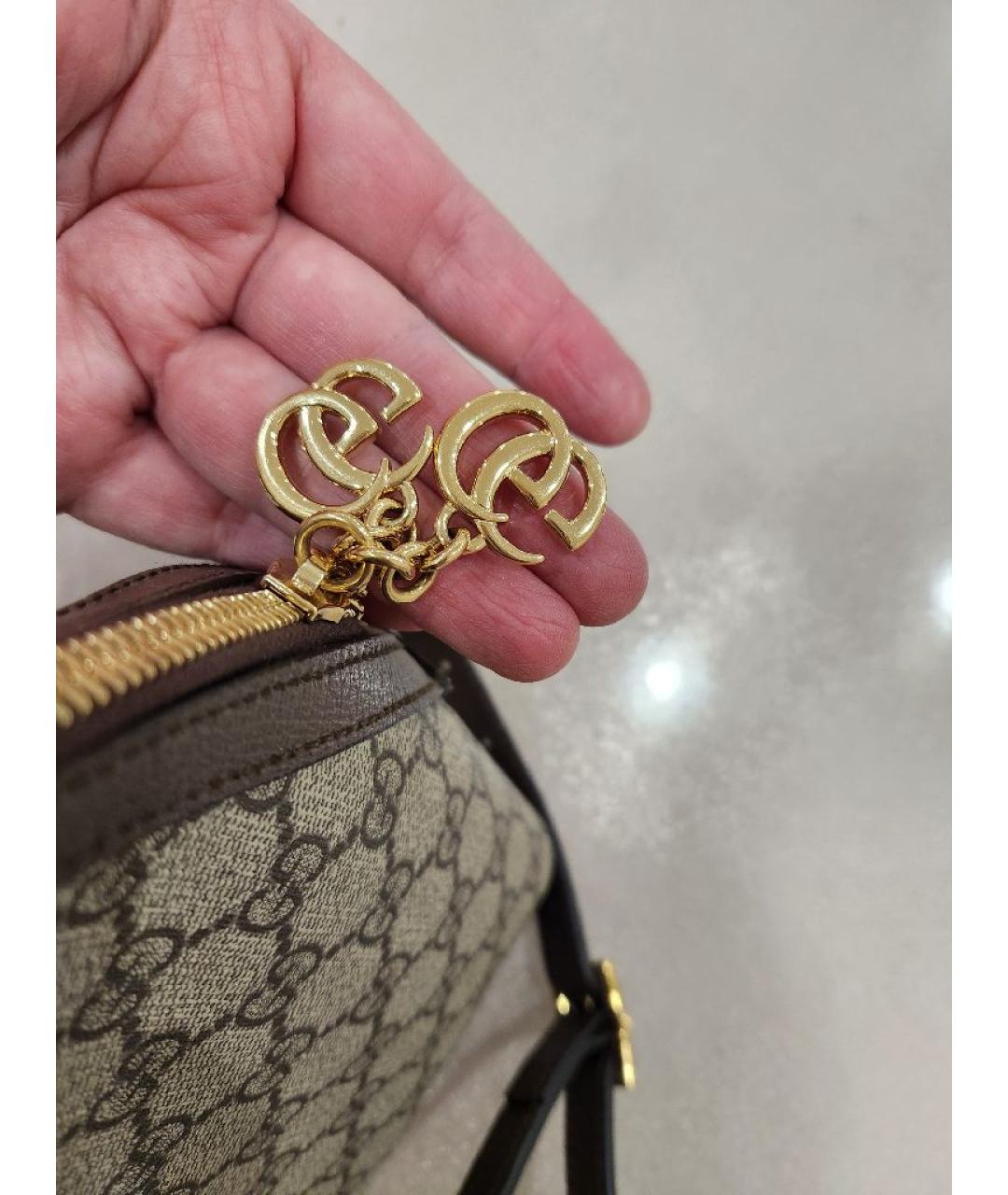 GUCCI Мульти кожаная сумка с короткими ручками, фото 3