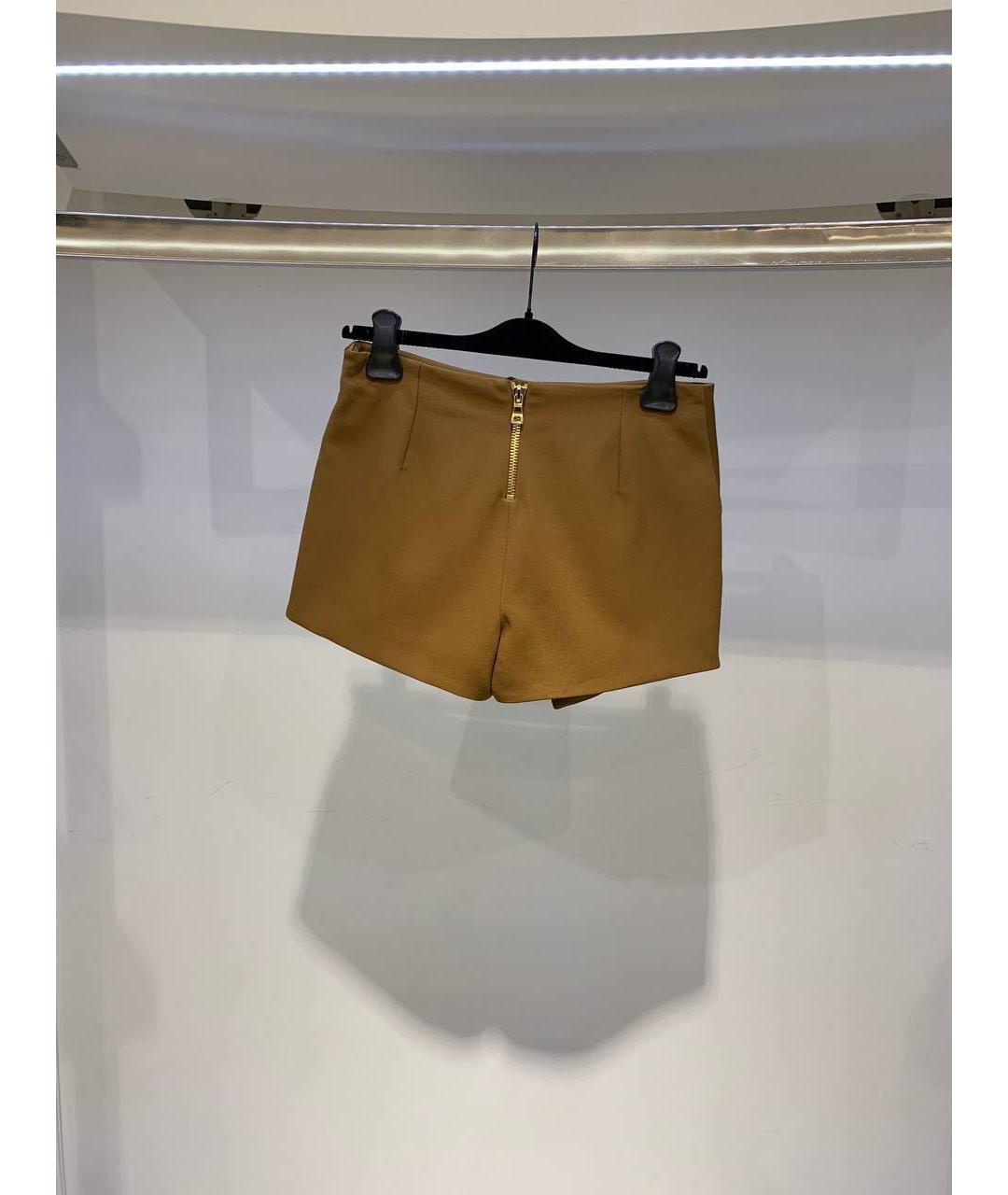 BALMAIN Коричневые шорты, фото 2