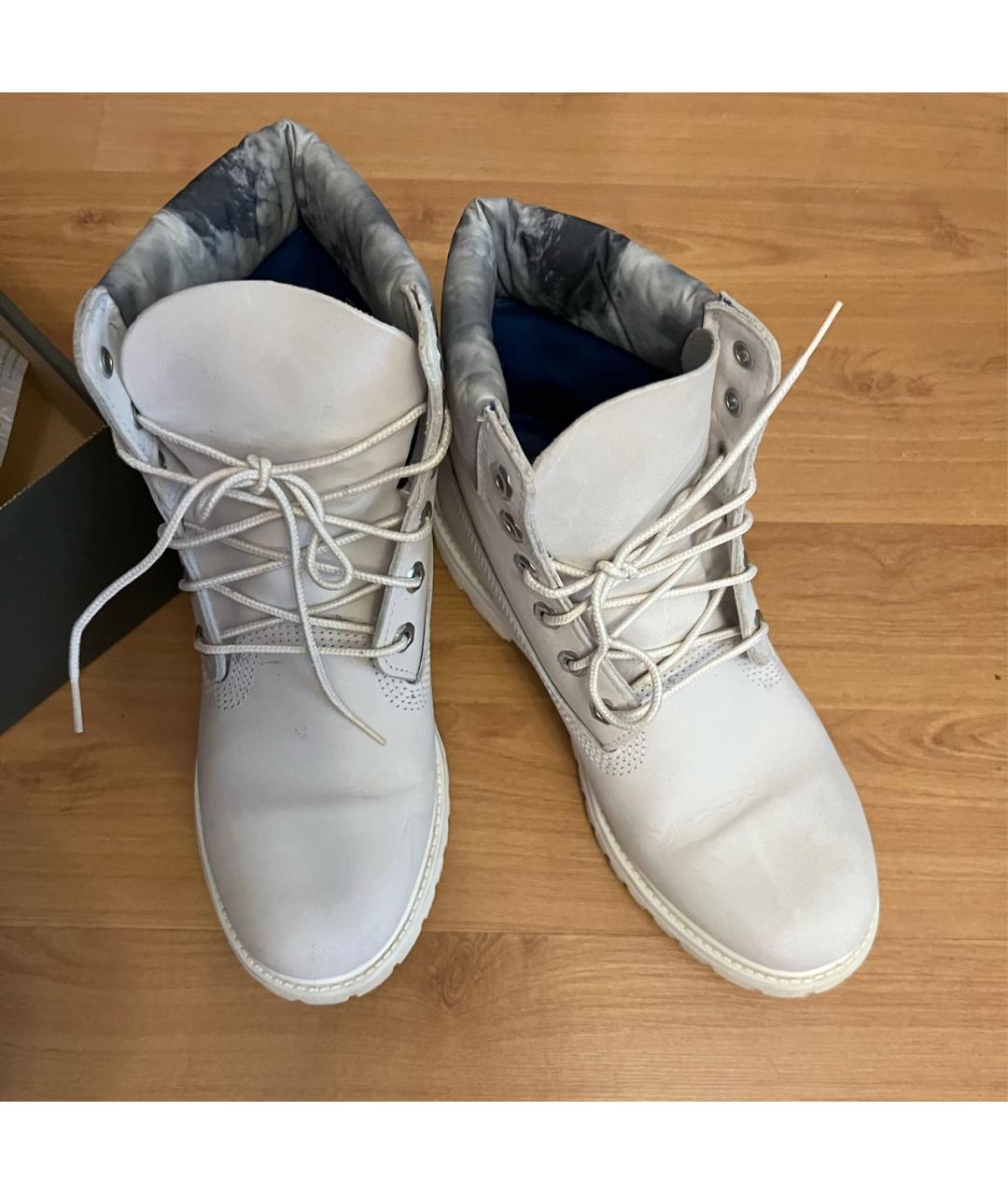 TIMBERLAND Серые нубуковые ботинки, фото 2