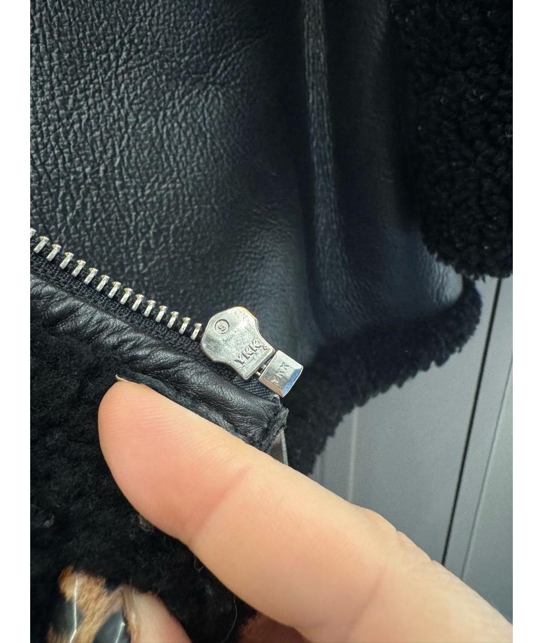 TOTEME Черная кожаная дубленка, фото 7