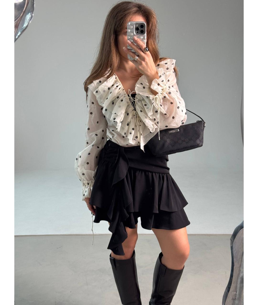 GUCCI Черная кожаная сумка с короткими ручками, фото 6