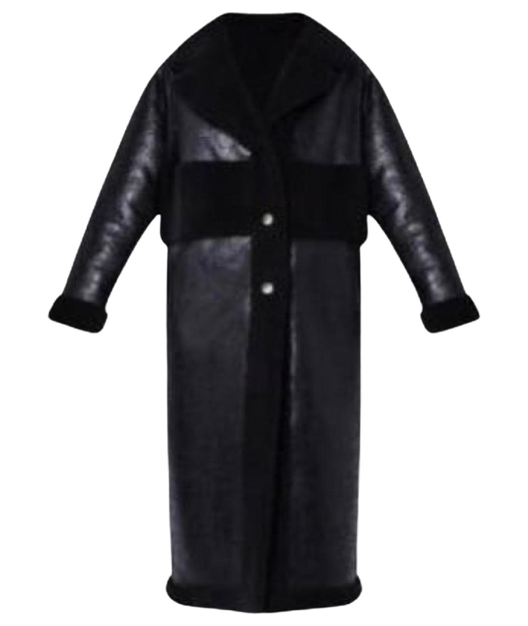 LIU JO Черная ацетатная дубленка, фото 1