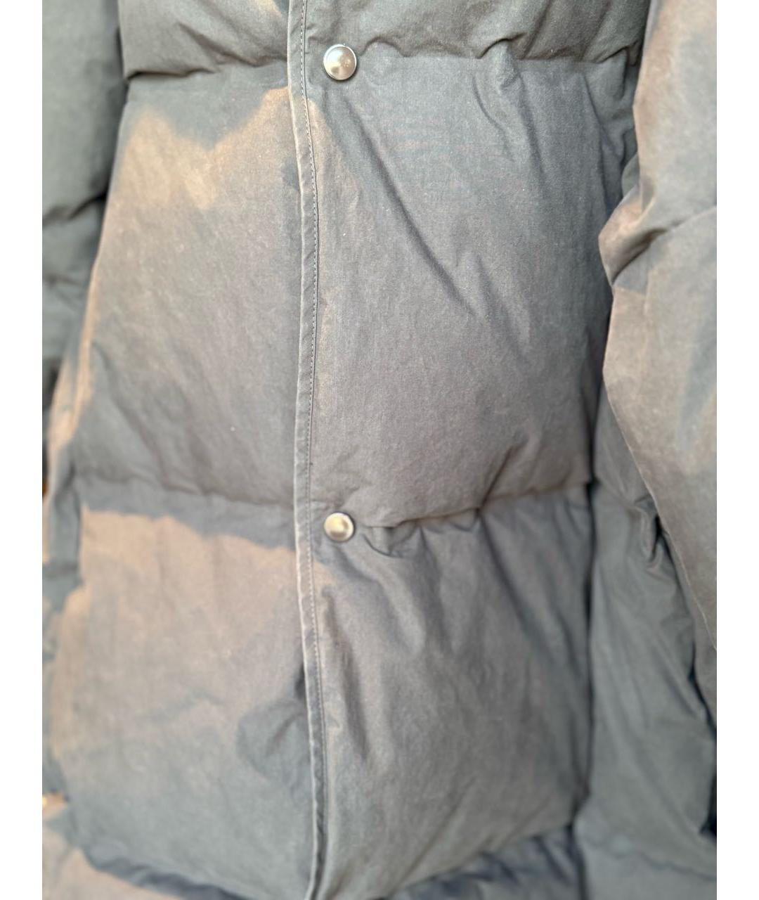 BOTTEGA VENETA Коричневый хлопковый пуховик, фото 4