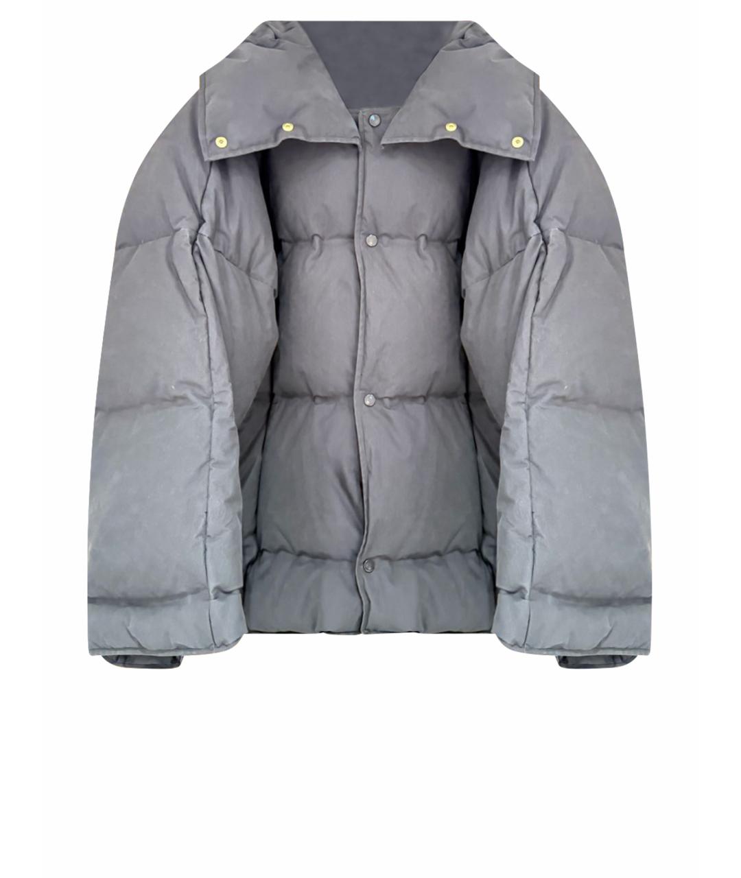 BOTTEGA VENETA Коричневый хлопковый пуховик, фото 1