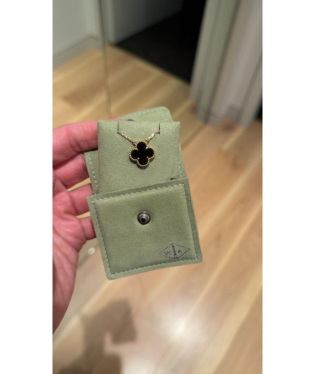 VAN CLEEF & ARPELS Черное колье из желтого золота, фото 5