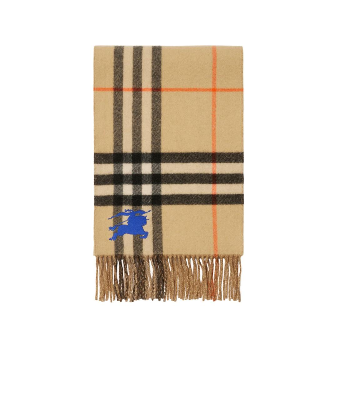 BURBERRY Желтый шарф, фото 1