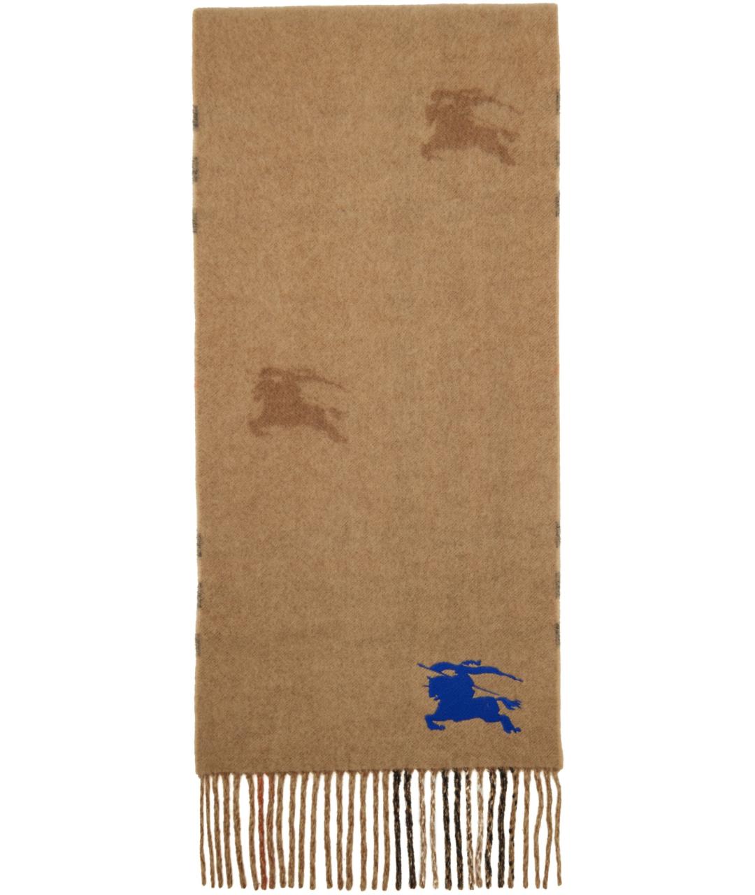 BURBERRY Желтый шарф, фото 2