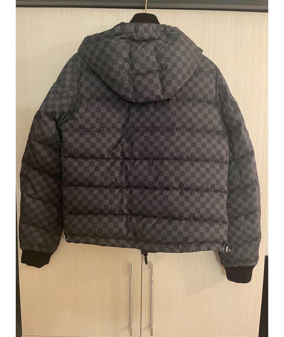 LOUIS VUITTON Серый полиэстеровый пуховик, фото 2