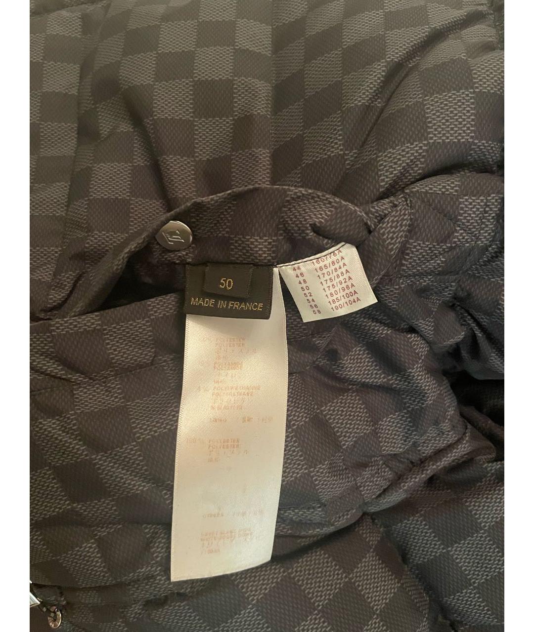 LOUIS VUITTON Серый полиэстеровый пуховик, фото 5