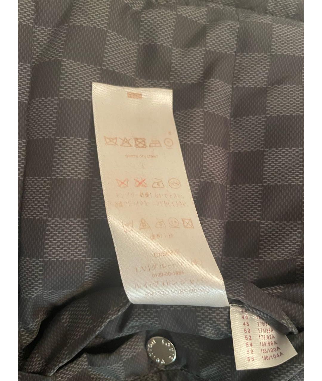 LOUIS VUITTON Серый полиэстеровый пуховик, фото 6