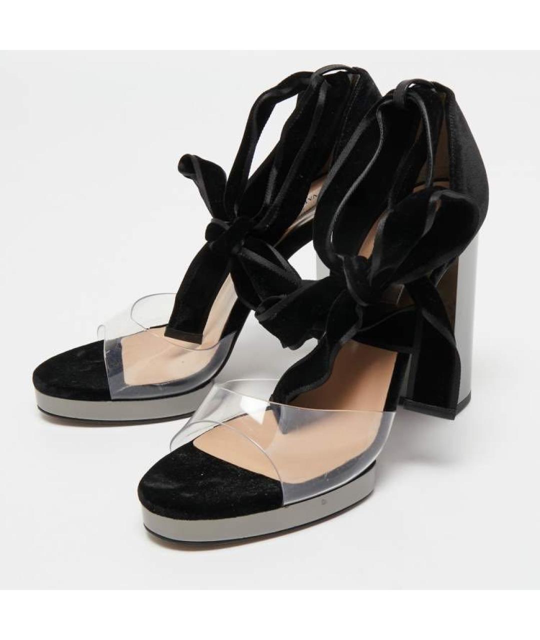 VALENTINO Черные босоножки, фото 4