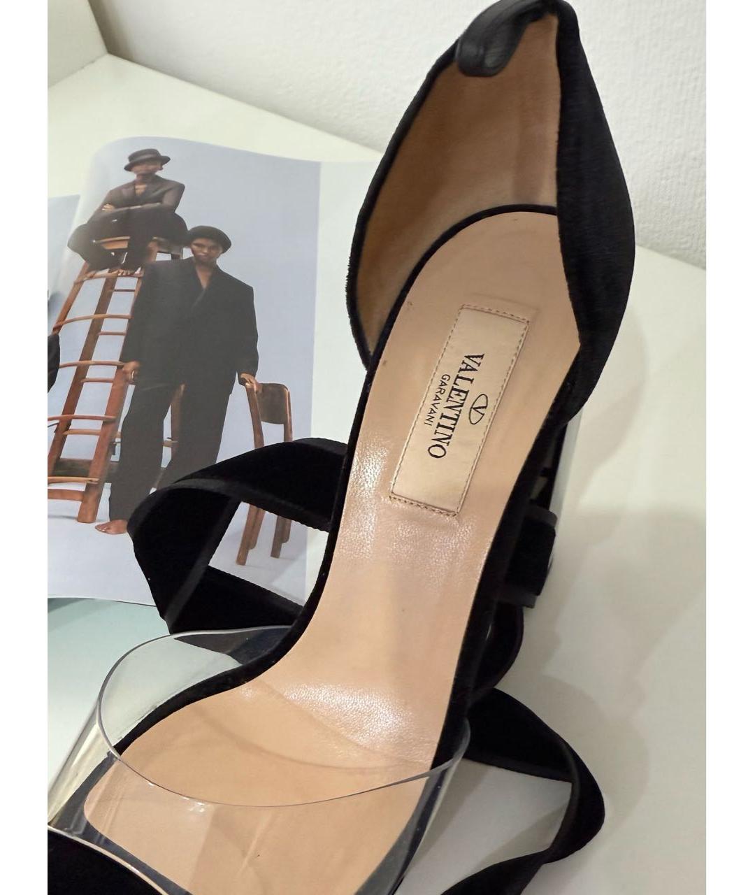 VALENTINO Черные босоножки, фото 8