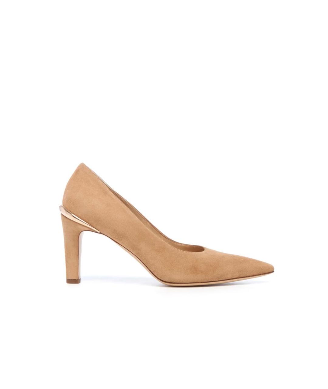 GABRIELA HEARST Бежевые замшевые туфли, фото 1