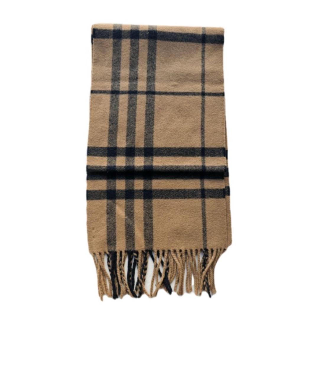 BURBERRY Бежевый шарф, фото 2