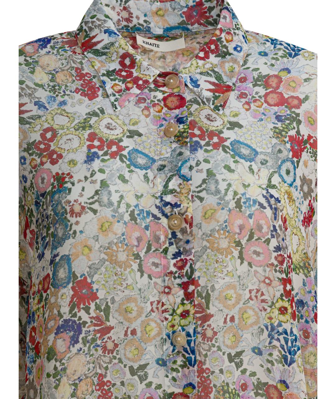KHAITE Мульти шелковая рубашка, фото 3