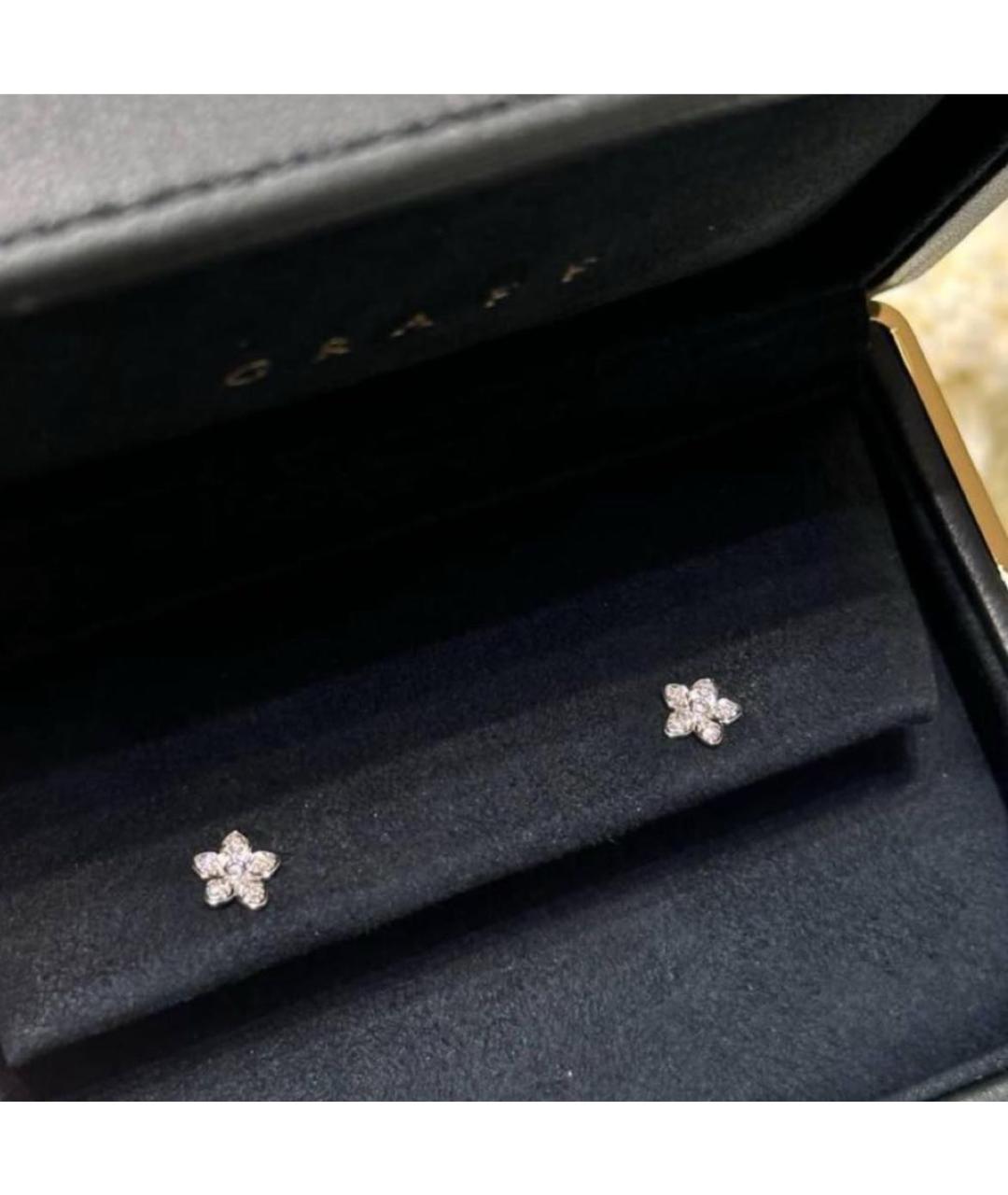 GRAFF Серебряные серьги из белого золота, фото 3