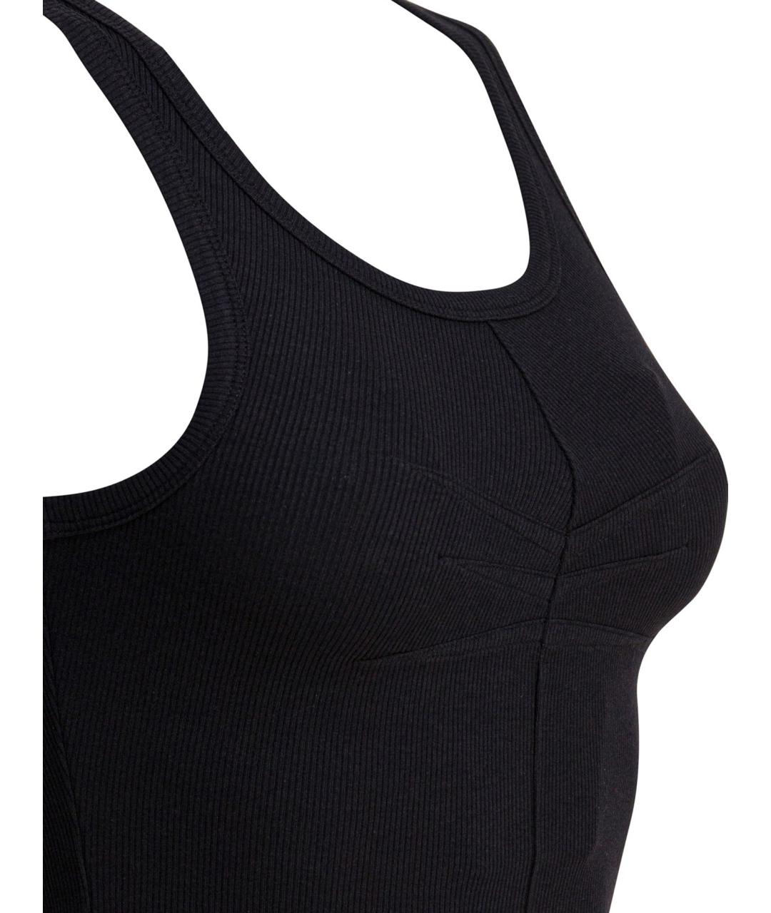 ALAIA Черная хлопковая майка, фото 3