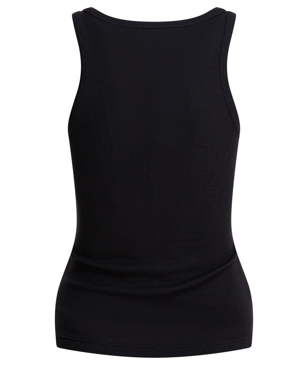 ALAIA Черная хлопковая майка, фото 2