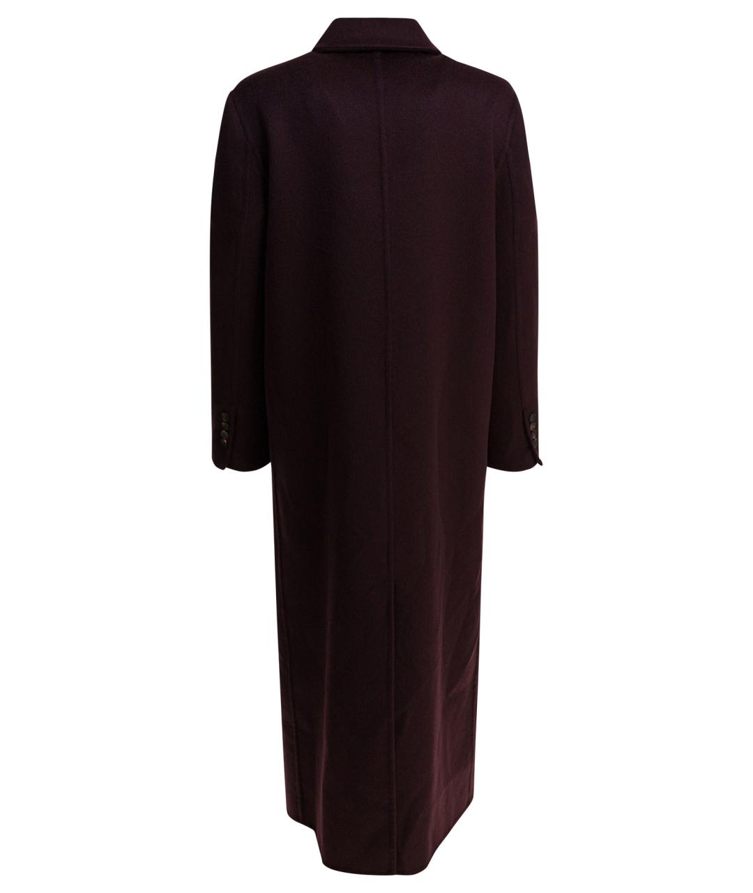 BRUNELLO CUCINELLI Бордовое кашемировое пальто, фото 2