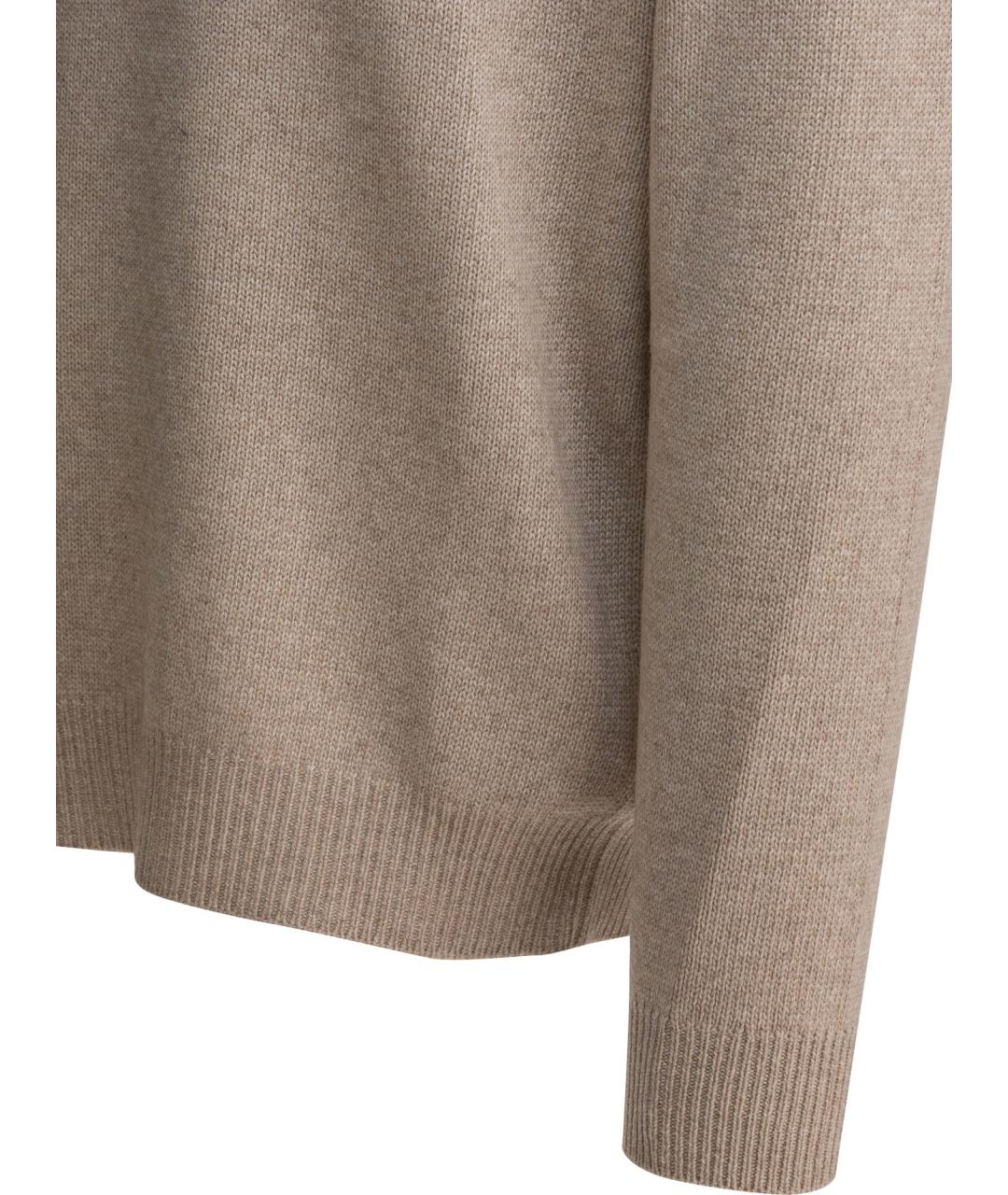 PRADA Бежевый кашемировый джемпер / свитер, фото 4