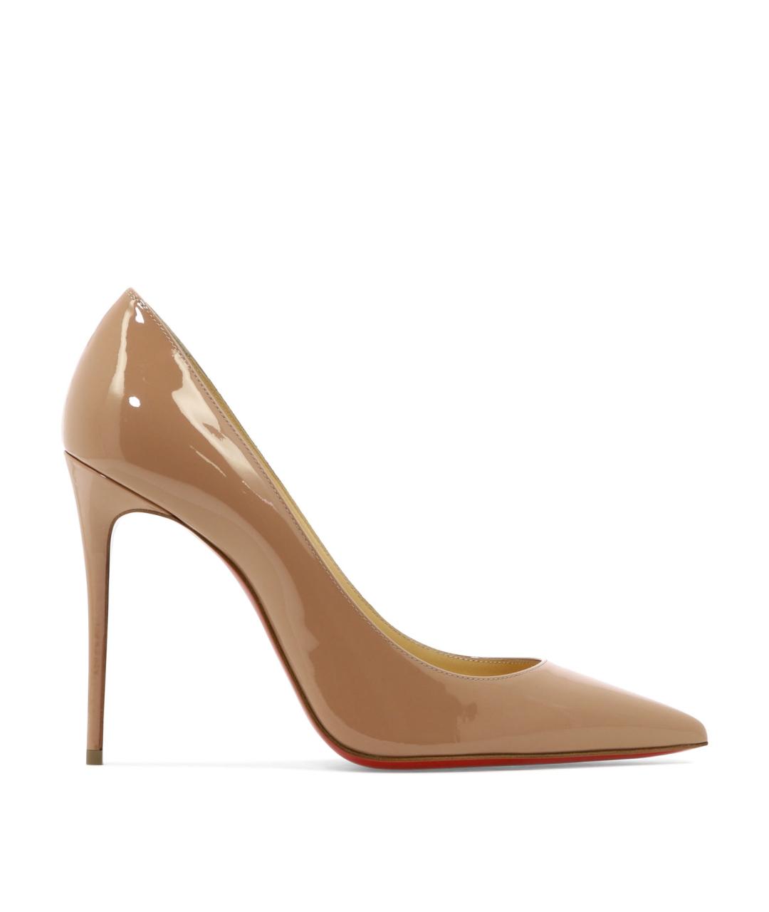 CHRISTIAN LOUBOUTIN Розовые кожаные туфли, фото 1